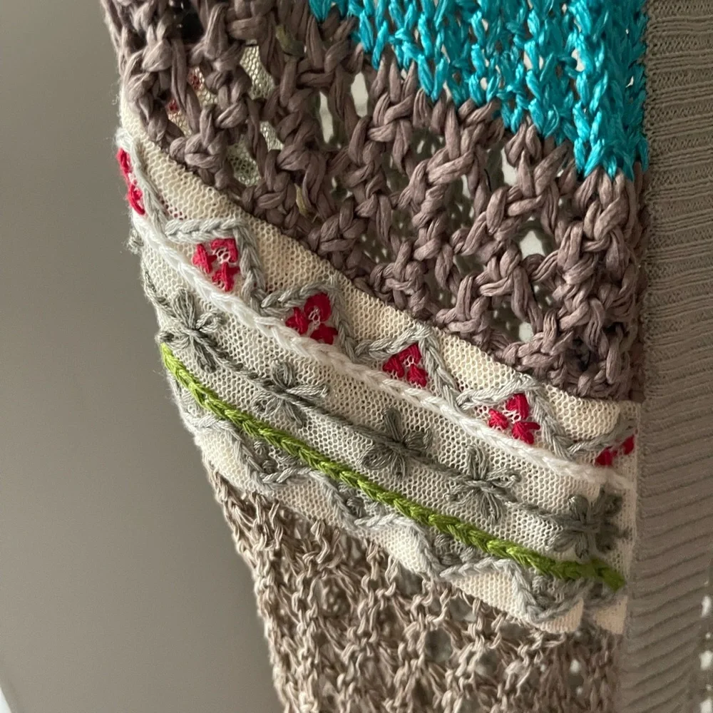 Nanette Lepore Multicolor Crochet Cardigan - Picture 4 of 9